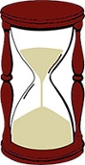 Illustration of an hourglass